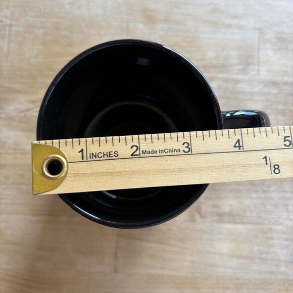 Disney Minnie Mouse Ceramic Mug Coffee Cup Red Polka Dot Bows Black Handle Gift - Picture 6 of 7